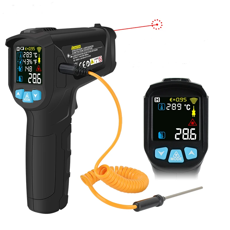 

Industrial Thermometers Digital Non Contact Portable Temperature Guns IR02 Kitchen Digital Thermometer