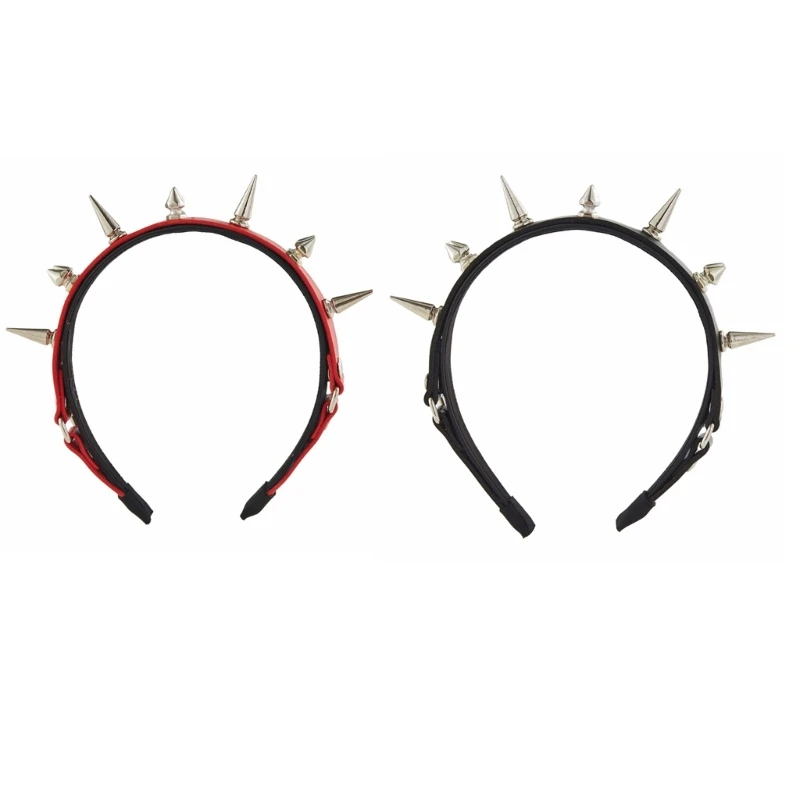 

Rock Headband For Men Punk Headband Spiked Headband Gothic Tiaras Rivet Headband Dropship