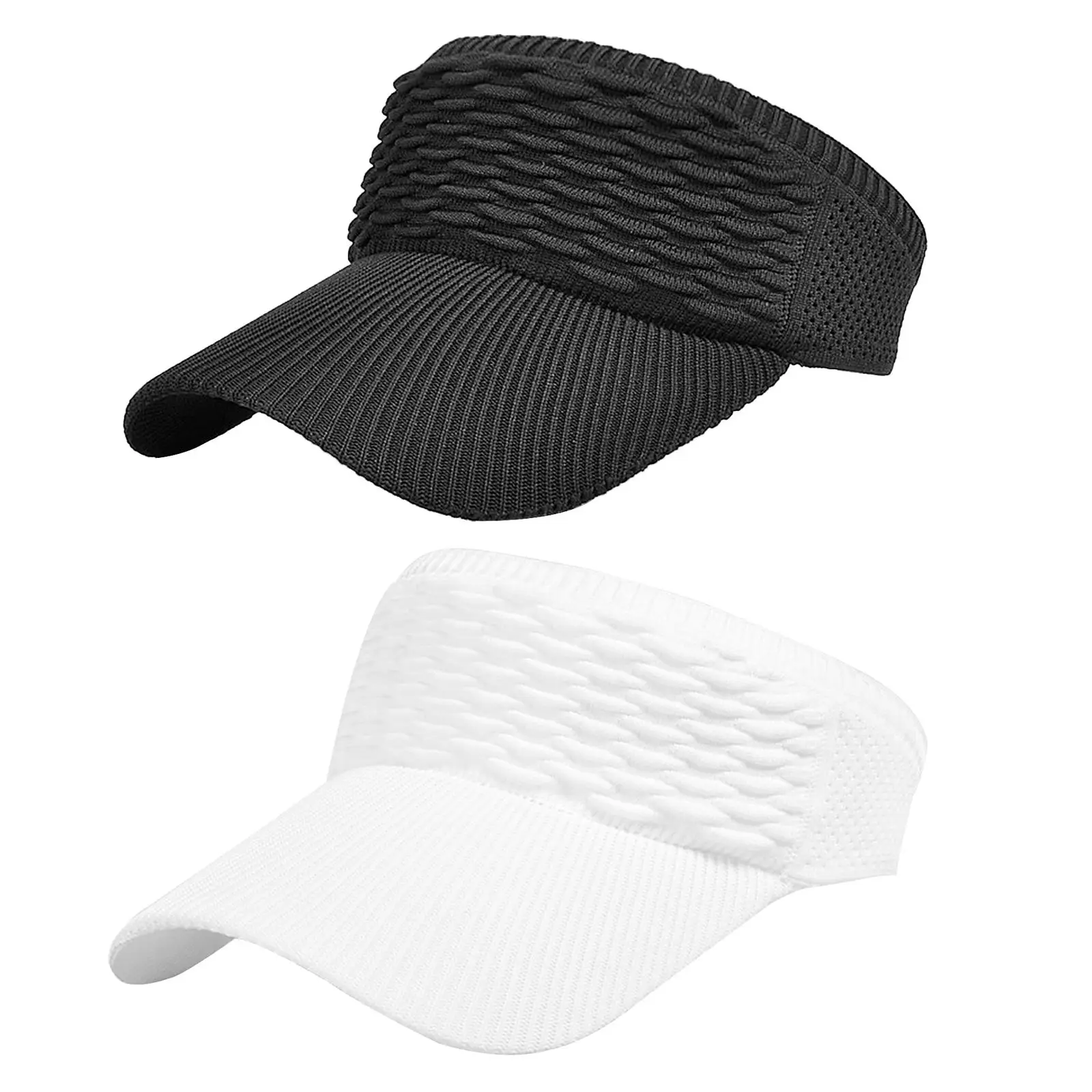 

Women Sun Visor Hat Ladies Summer UV Protection Empty Top Hat Outdoor Sun Visor Hat for Golf Cycling Fishing Baseball Tennis