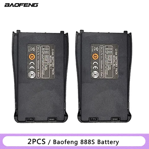 Аккумулятор для рации Baofeng BL-1 3, 7В 1500 мАч