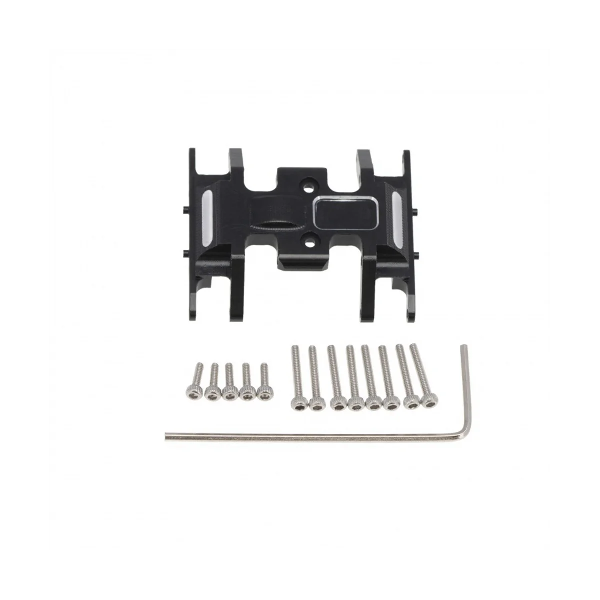

For 1/24 Simulation Model Car Axial SCX24 90081 Aluminum Alloy Wave Box Chassis Base Plate Fixing Frame