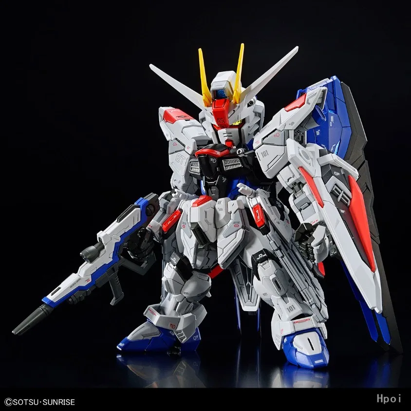 Фото Фигурки BANDAI MGSD Freedom Gundam, мобильный костюм Gundam SEED, милая Q-версия, коллекционная модель, подарок, игрушка №3