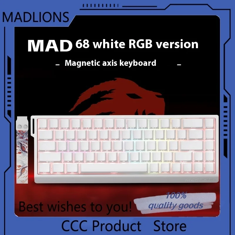 MADLIONS Mad 60/68he игровой магнитный переключатель клавиатура проводной возврат ключей