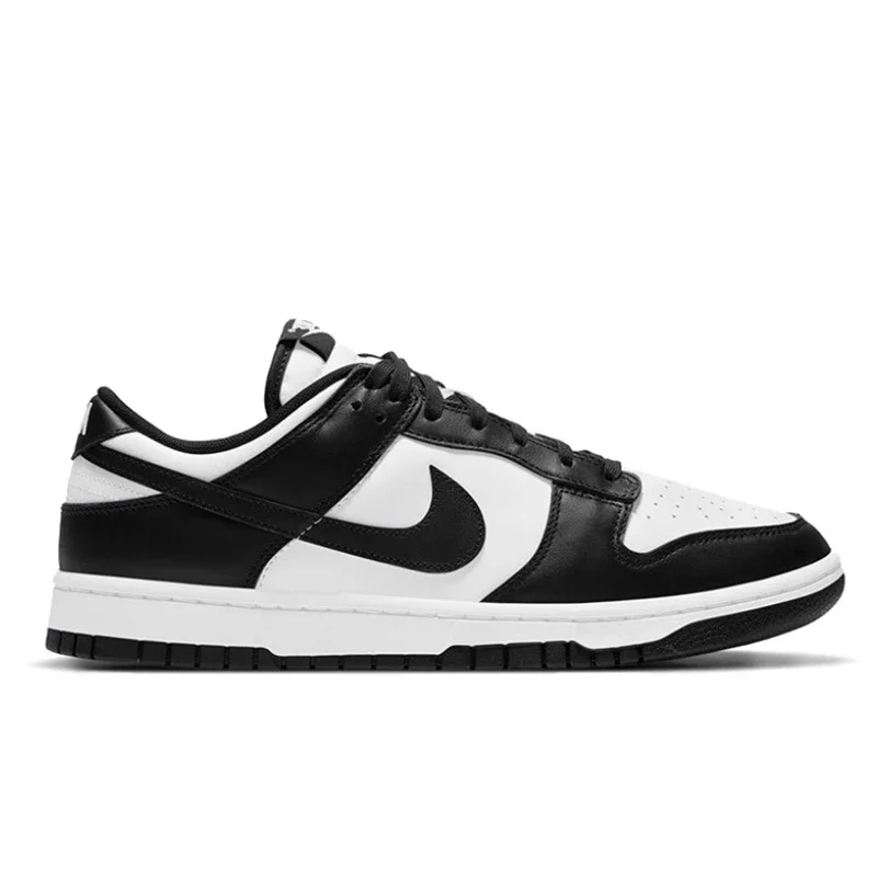 Nike Dunk Low Men Women Casual Skateboard Shoes Classics Black White Panda Genuine Non-slip Comfortable Sb Running Sneakers