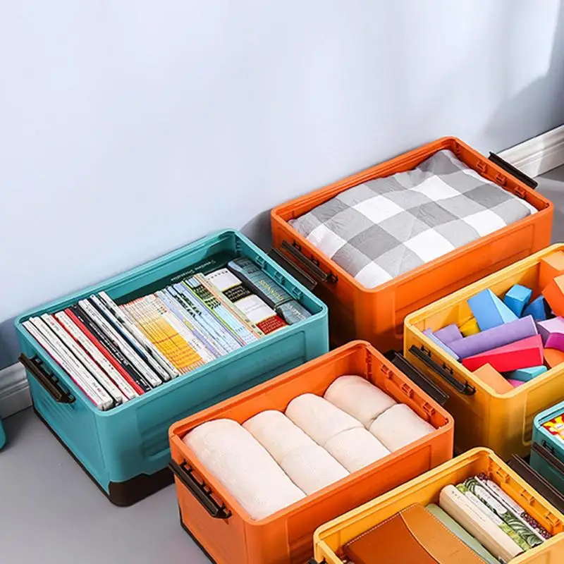 Складной ящик для хранения портативные штабелируемые универсальные ящики