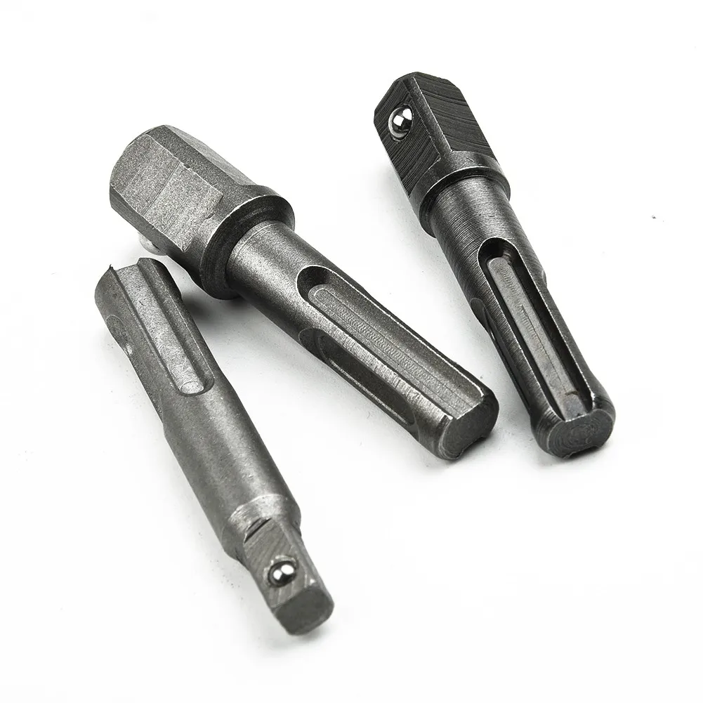 

4 Pcs SDS Plus Hammer Drill Adapter Impact Driver Socket Hex Universal Bit Chuck Electric Hammer Connecting Rod Accessories