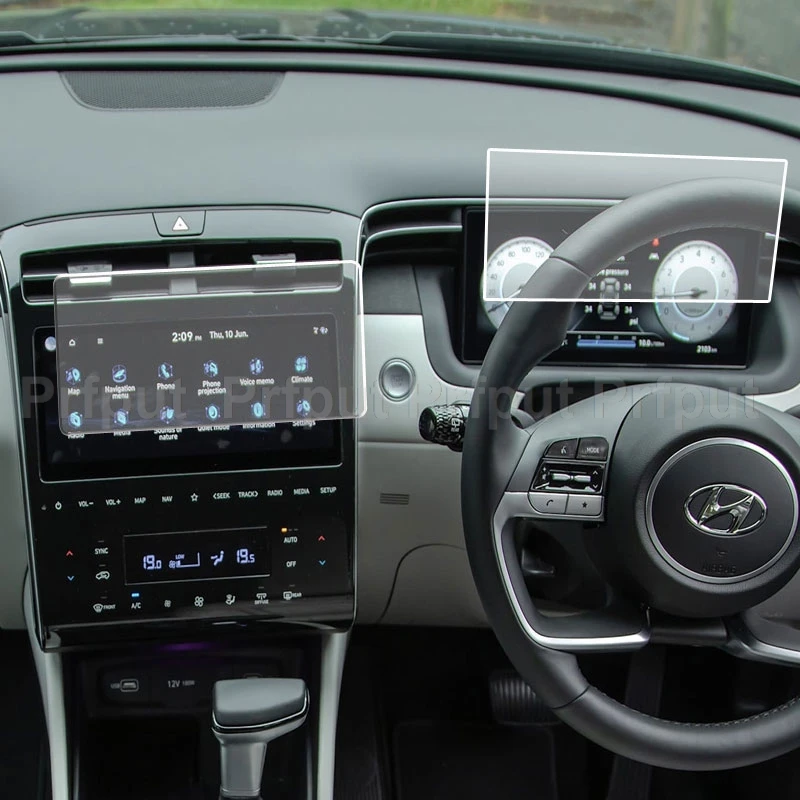 

Автомобильный GPS-навигатор, закаленное стекло для Hyundai Tucson Highlander 2021, 10,25 дюйма, приборная панель, ЖК-экран, защитная пленка, наклейка