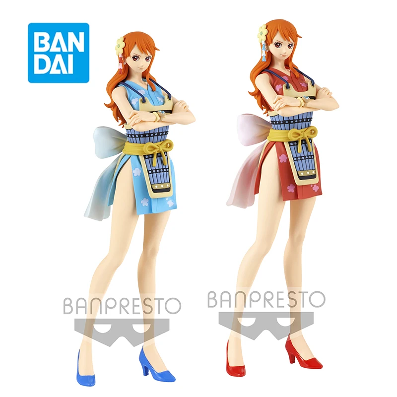 Фигурка BANPRESTO One Piece Glamours Nami Wanokuni Style-(Ver.a) аниме 25 см ПВХ Модель коллекционные