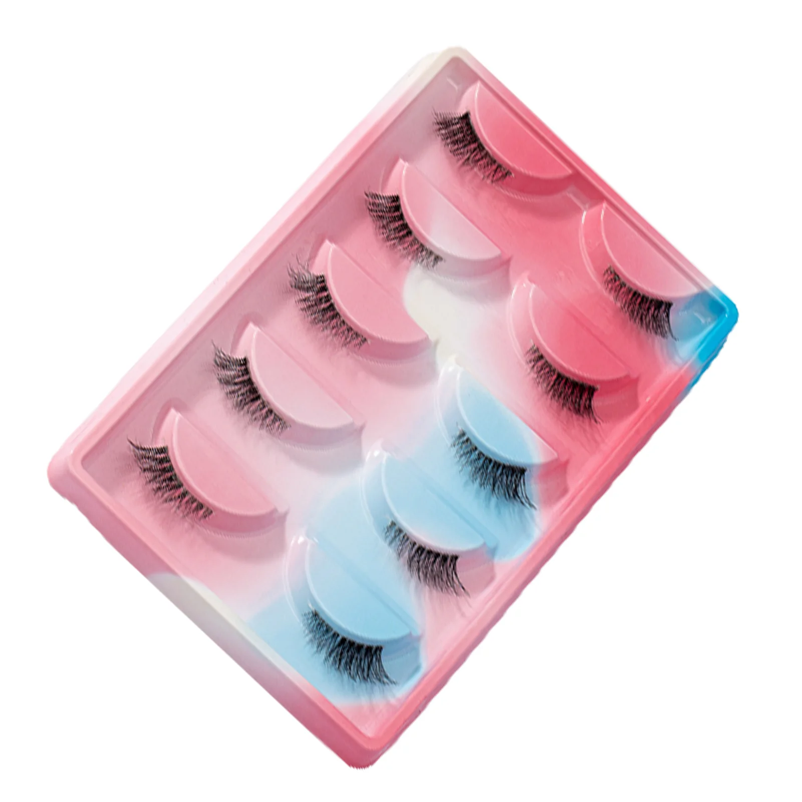 

5 пар, многослойные ресницы для наращивания, с красочной коробкой