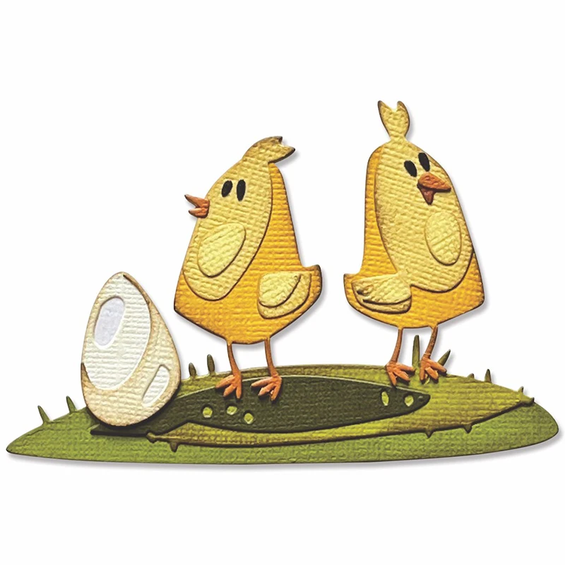 

2022 New Retro Animal Bird Egg Grassland Metal Cutting Dies For DIY Craft Making Paper Greeting Card and Scrapbooking No Stamps