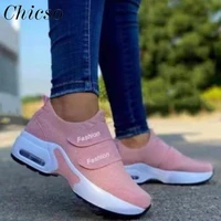 2022 new womens sneakers summer ladies pointed toe hookloop breathable casual shoes 35 43 large sized running sport shoes