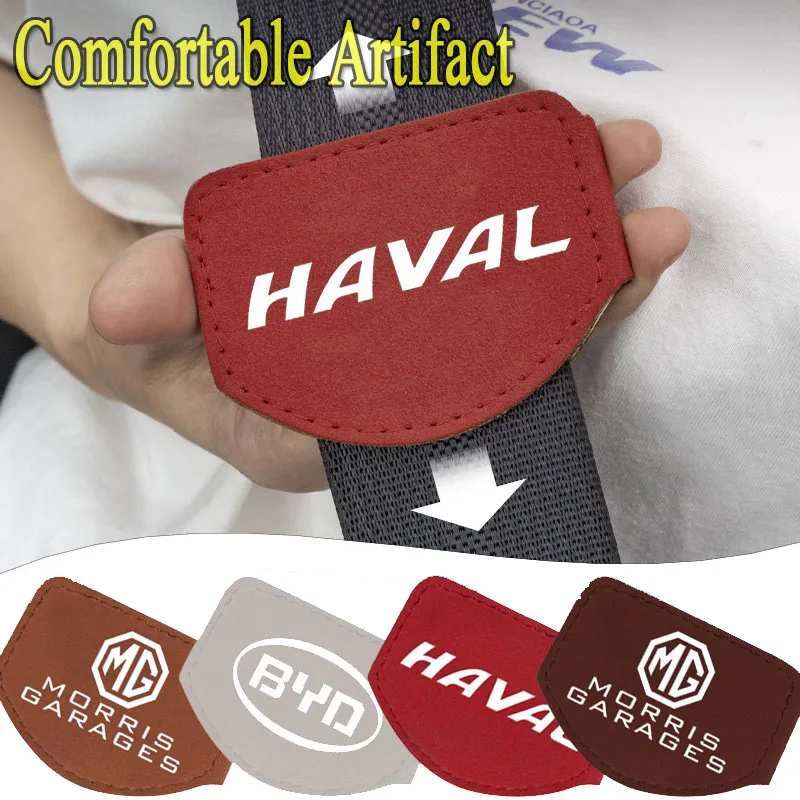 

1Pc Car Logo Safety Seat Belt Buckle Clip Seatbelt Stopper Adjuster For Hyundai IONIQ Tucson i30 i40 Fe CM DM Elantra RB LC Kona
