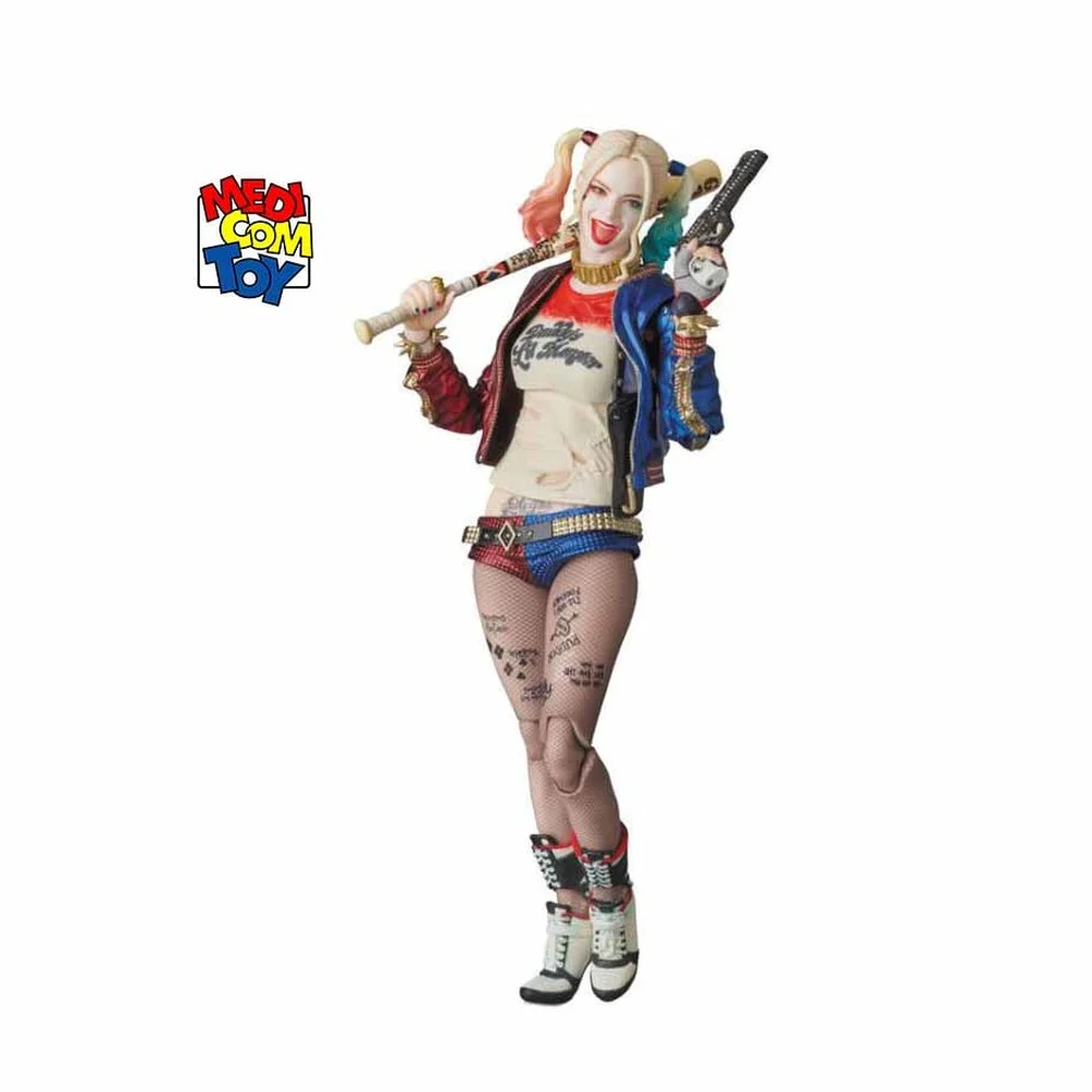 

In Stock 100% Original Medicom Toy MAFEX No.033 Harley Quin Suicide Squad Movie Character Model Toys Collection Artworks
