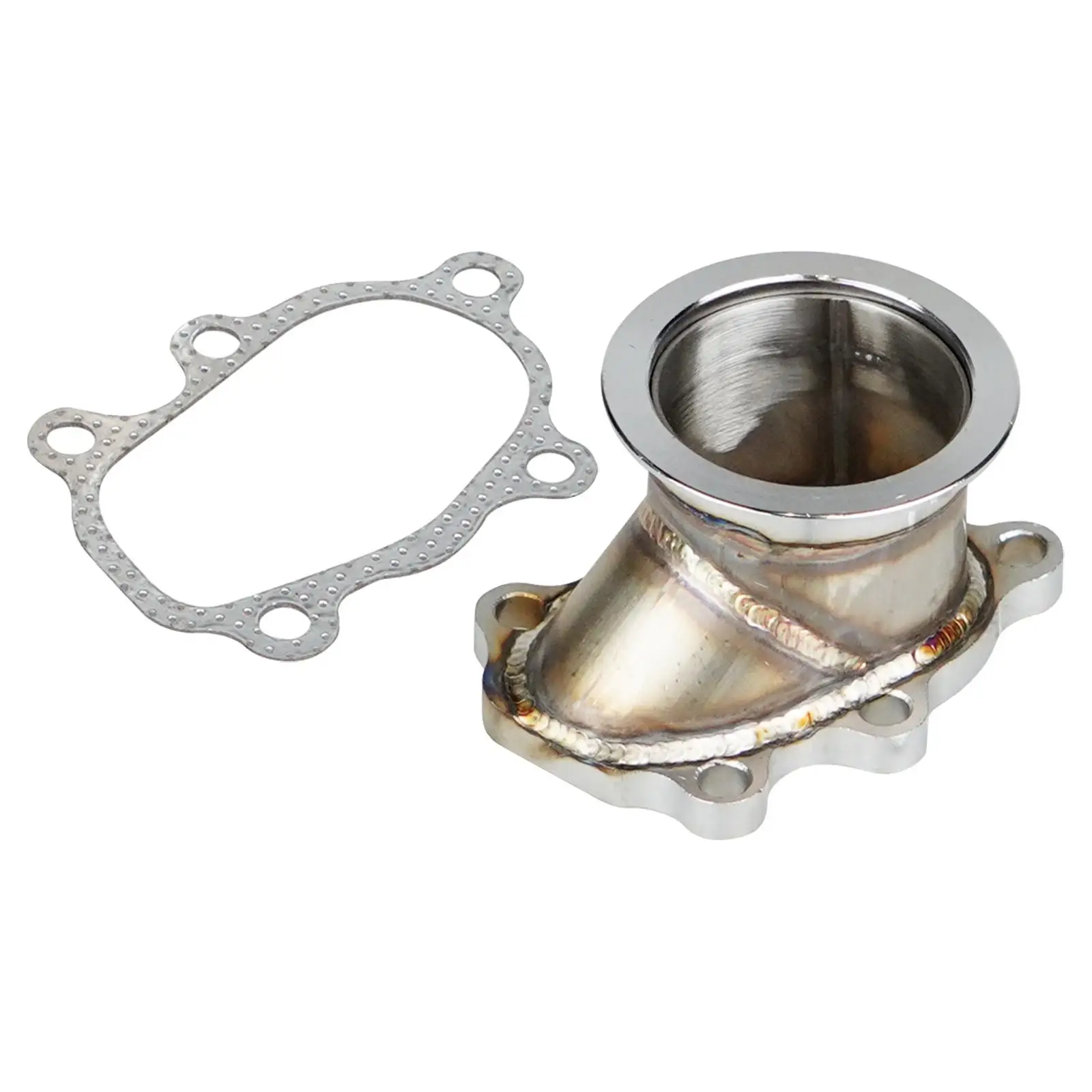 

2.5in V Band Clamp Flange Replace Parts Turbo Down Pipe Adapter for T25 T28 GT25 GT28 Turbo Housings High Quality Accessory