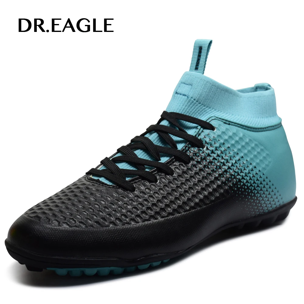 DR.EAGLE Indoor Soccer Boots High Ankle Man Shoes Sport Football Boot Futzalki Football Sneakers Soccer Cleats Shoes Child