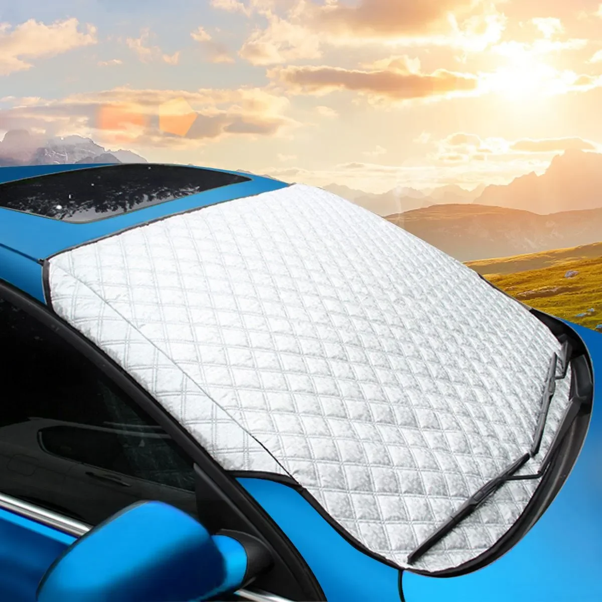 

Cover Front Windscreen Snow Cover Car Windshield Cover Snow Protector Ice Frost Blocked Front Window Sunshade Visor
