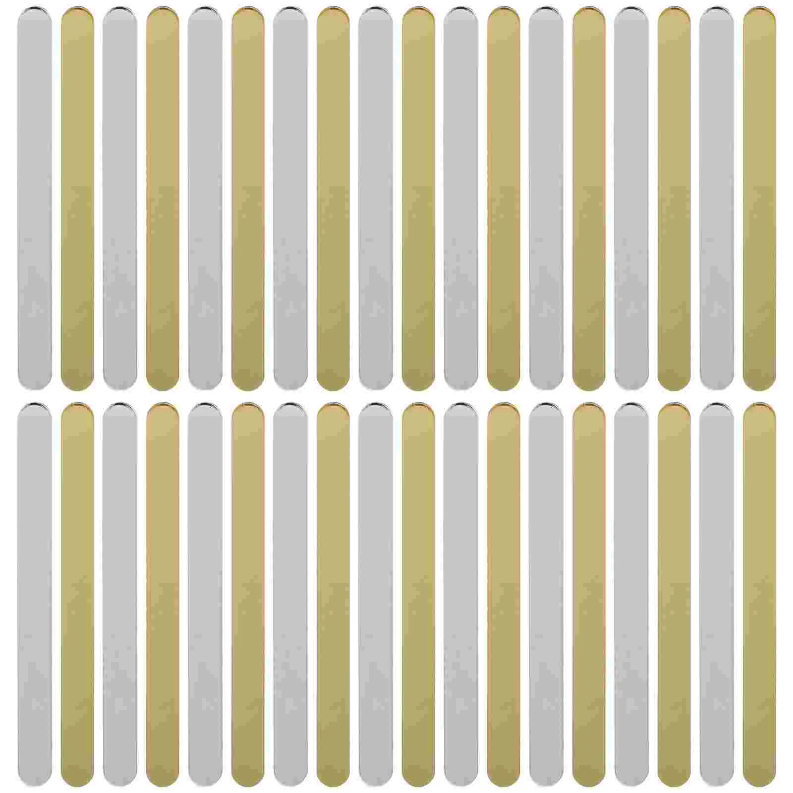 

50pcs Popsicle Sticks Acrylic Craft Sticks Ice Cream DIY Sticks (Assorted Color)