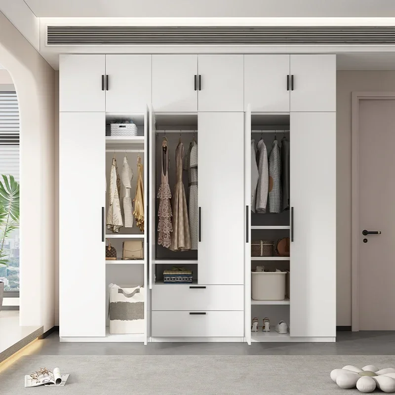 Шкафы с ящиками для хранения белый органайзер складные простые шкафы