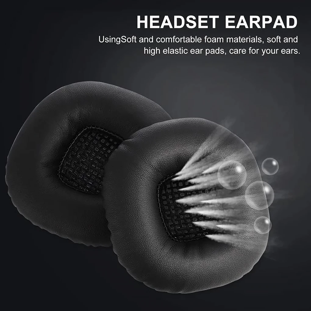 

1 Pair Earphone Leather Foam Ear Pads Headphone Noise Reduction Cushions Muffs Replacement for Marshall Major II