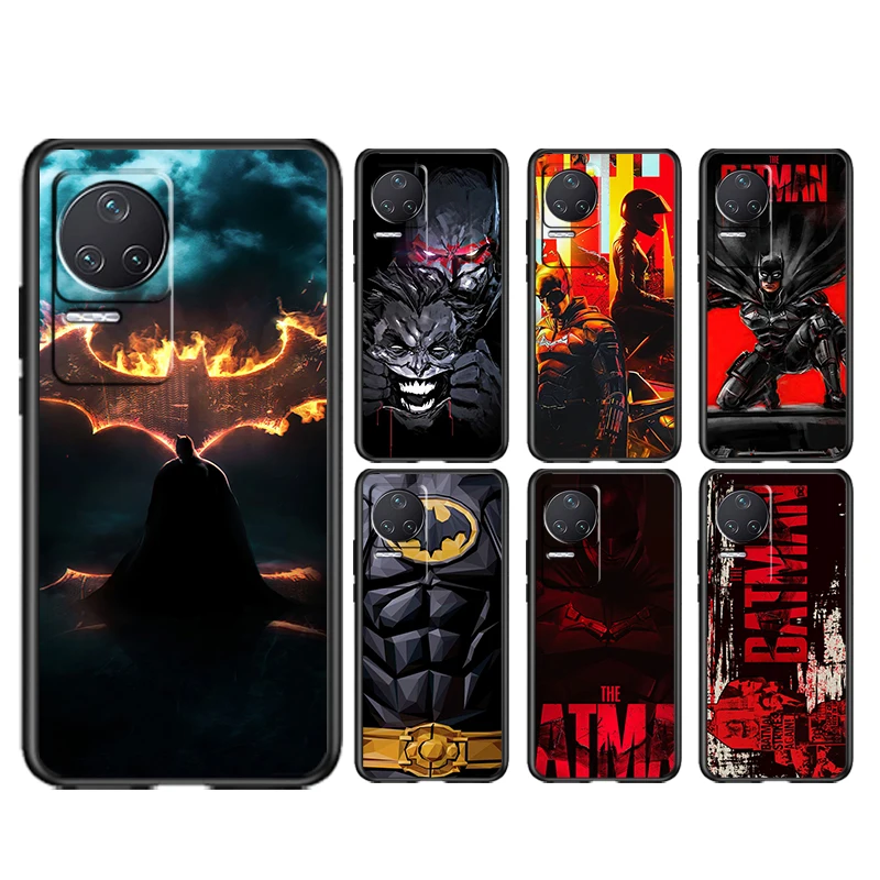 

DC Cool Superhero Batman Soft Black Phone Case For Xiaomi Redmi K50 K40 Gaming Pro K30 10X 10 9 9A 9T 8A 4G 5G Cover