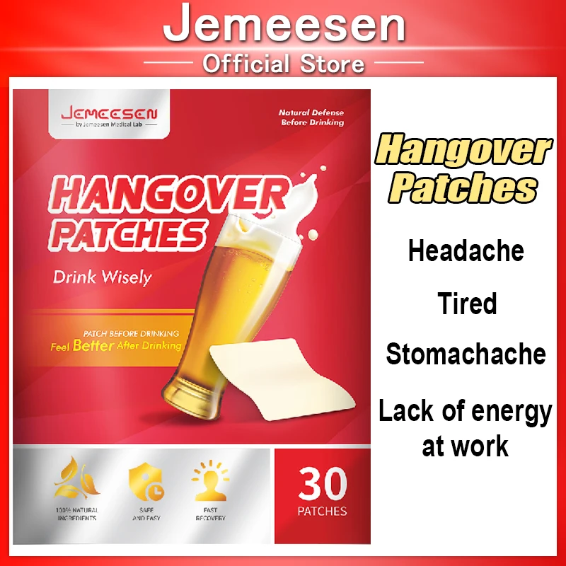 

Hangover Cures Patches Drunk Relief Patches Relief Drunk Headache Dizziness Recover Faster From Alcohol Hangover Care Liver