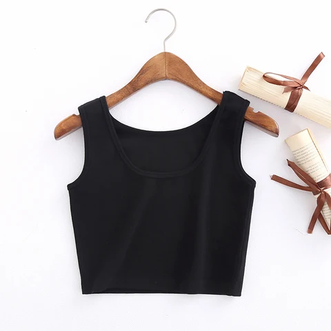 Summer Slim Render Sleeveless Camisole Underwear Women Sexy Short Tank Top Solid Bodycon Navel Crop Top Women Vest Tube Top