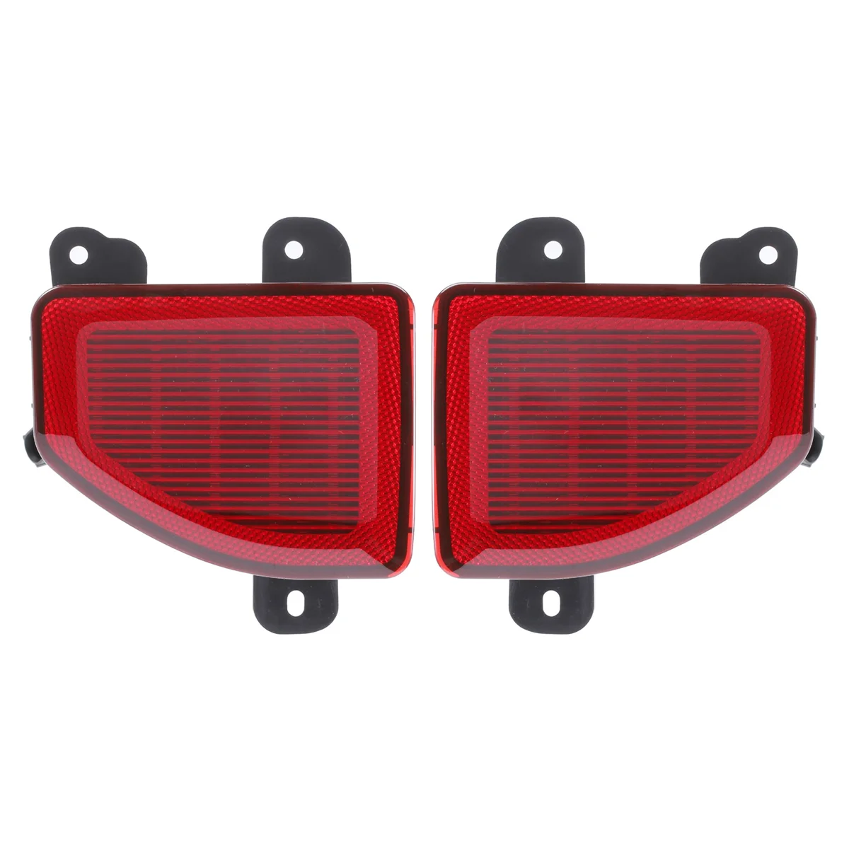 

Автомобильный красный задний бампер, противотуманный задний бампер, зеркальный отражатель для Jeep Wrangler JL 2018-2023