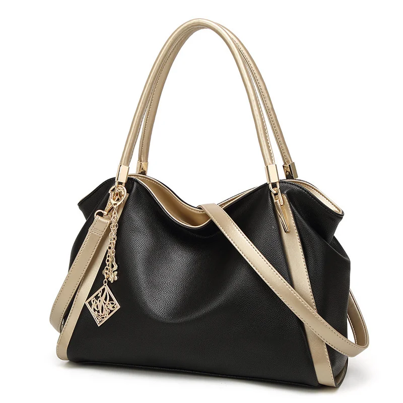 

Women's PU Leather One Shoulder Bagsleather Bag Chain Messenger Bags Girls' Handbag Tote Bag