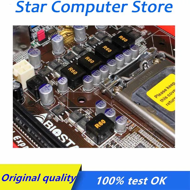 Оригинальная настольная материнская плата LGA 1156 Biostar H55 HD DDR3 PCI-E 2 0 для Intel б/у |