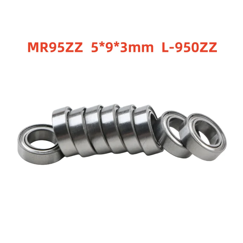 

50pcs-500pcs miniature ball bearing MR95ZZ 5*9*3mm L-950ZZ deep groove ball bearings MR95 MR95Z MR95-2Z 5x9x3mm model bearing