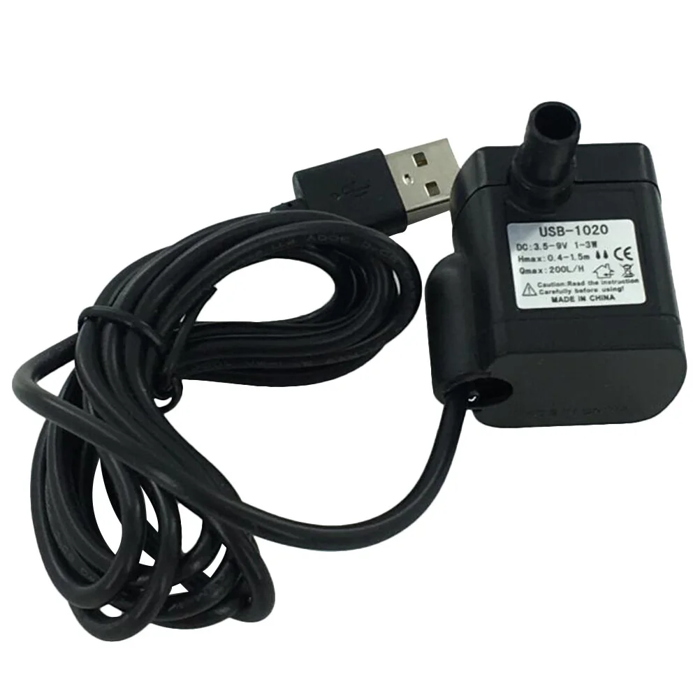 

Submersible Water Pump- Water Pump USB Water Pump Tank Pump Waterproof Pump for Aquarium Fountain Pond, DC 3 5- 9V