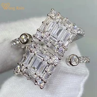 wong rain personality fashion 925 sterling silver created moissanite gemstone party ring for women fine jewelry gifts wholesale
