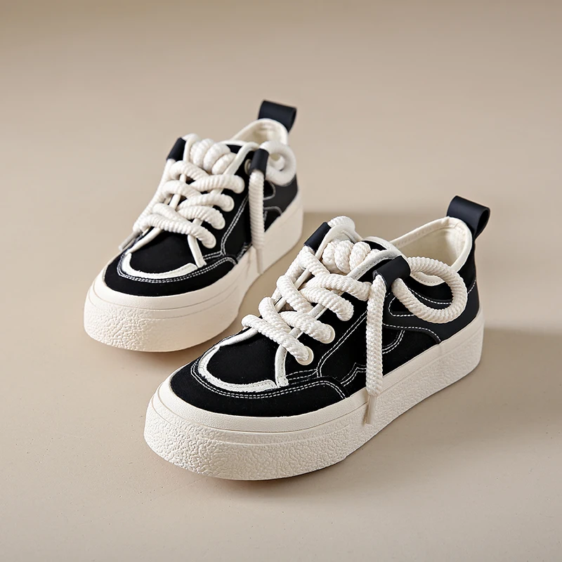 

CRLAYDK Women's Low Top Fashion Sneakers Canvas Casual Comfortable Flats Slip On Shoes Walking Classic Skateboard Tennis