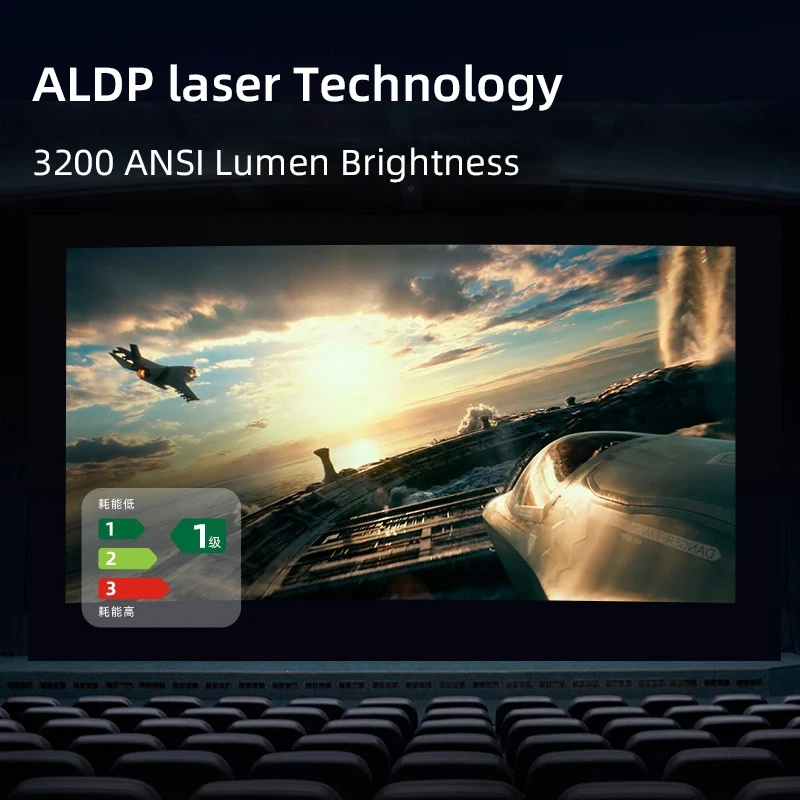Лазерный проектор Dangbei X3 1080P DLP 3200 ANSI умный для домашнего кинотеатра