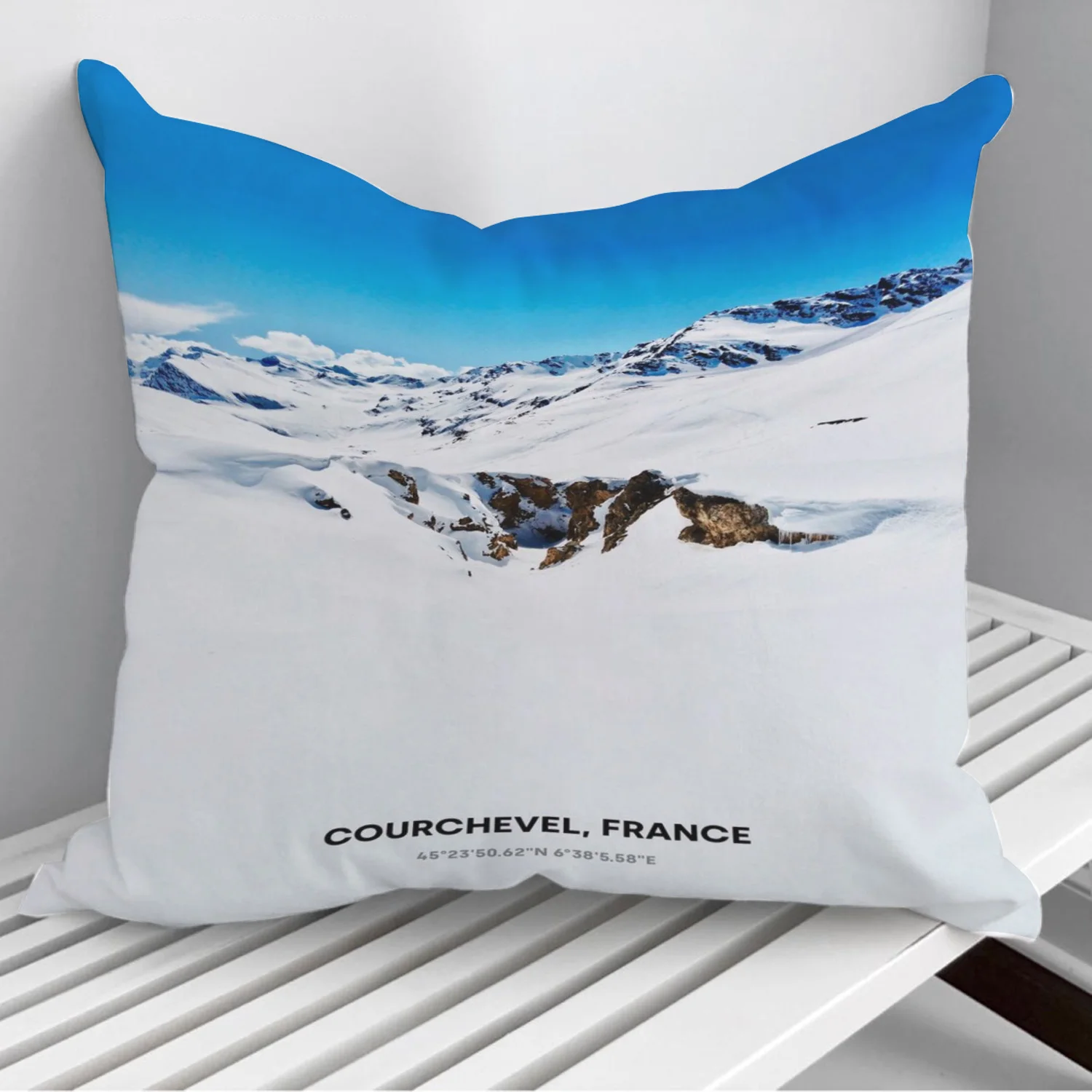 

Французская Подушка Courchevel, чехол для телефона, чехол для кровати, наволочка для домашнего декора, автомобильная наволочка 45*45 см