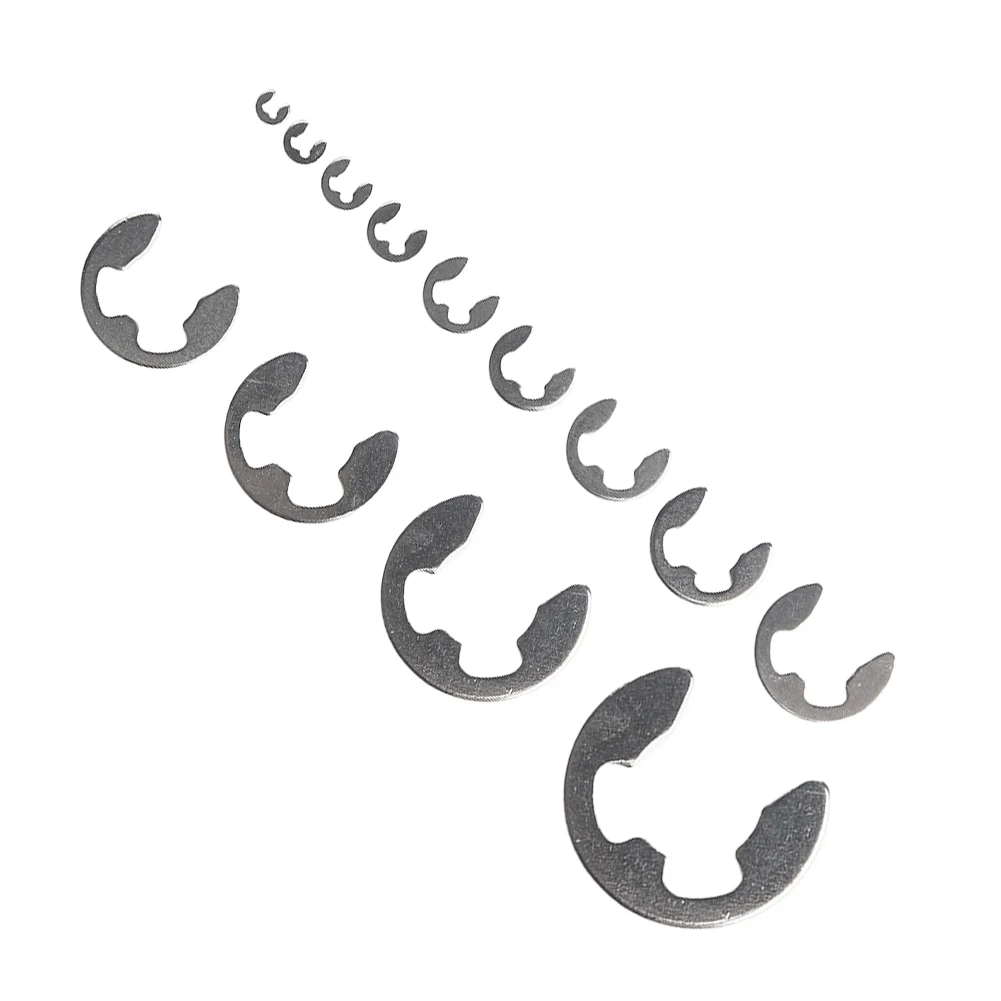 

High Quality New Clip Hardware Cars Cylinders DIY Project E-shape Home Building Outer Fixing Ring Stainless Steel