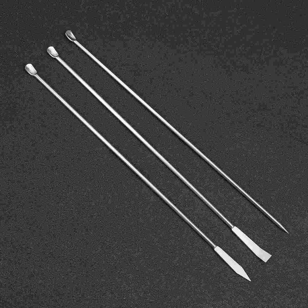 

Spoons Sampling Reagent Stainless Steel Laboratory Spoon Medicine Micro