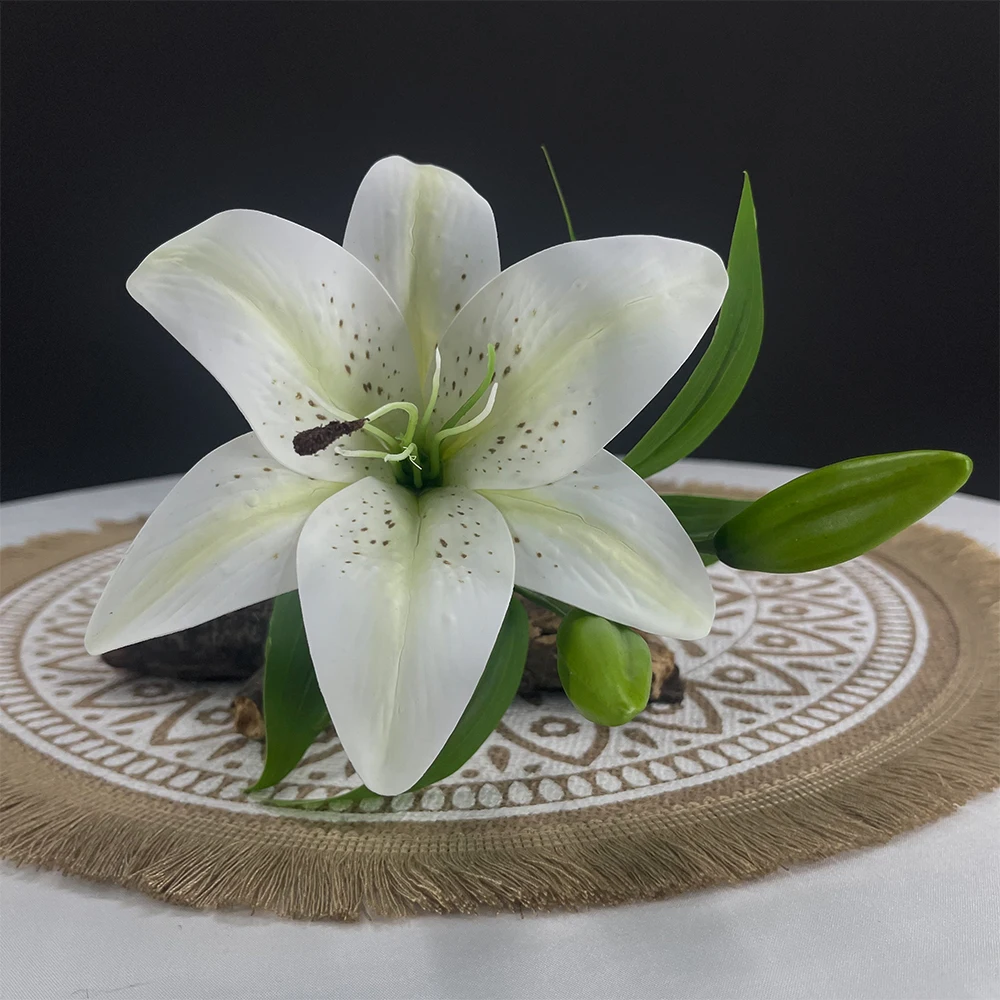 

Искусственные цветы лилии SunMade фиолетовые