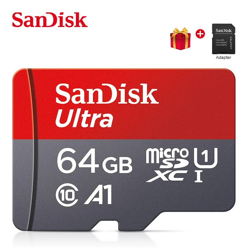 

SanDisk карта памяти, класс 10, 128 ГБ, 64 ГБ, 16 ГБ, 32 ГБ