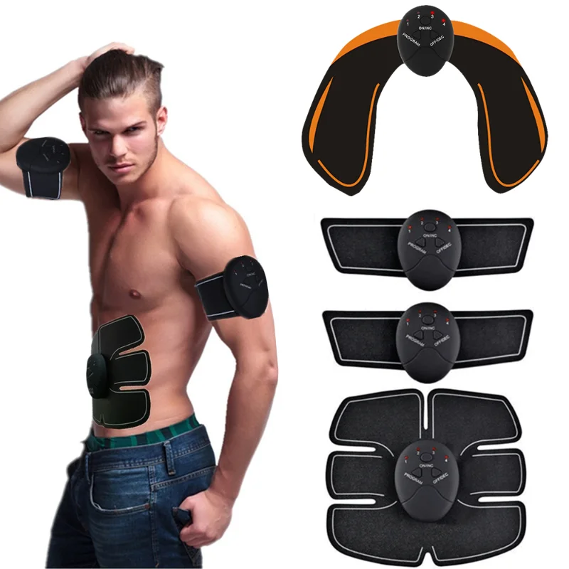 

ABS Stimulator Belt Set Slimming Abdominal Belt EMS Hips Trainer Stimulator Electric myostimulator for muscle Loss Weight