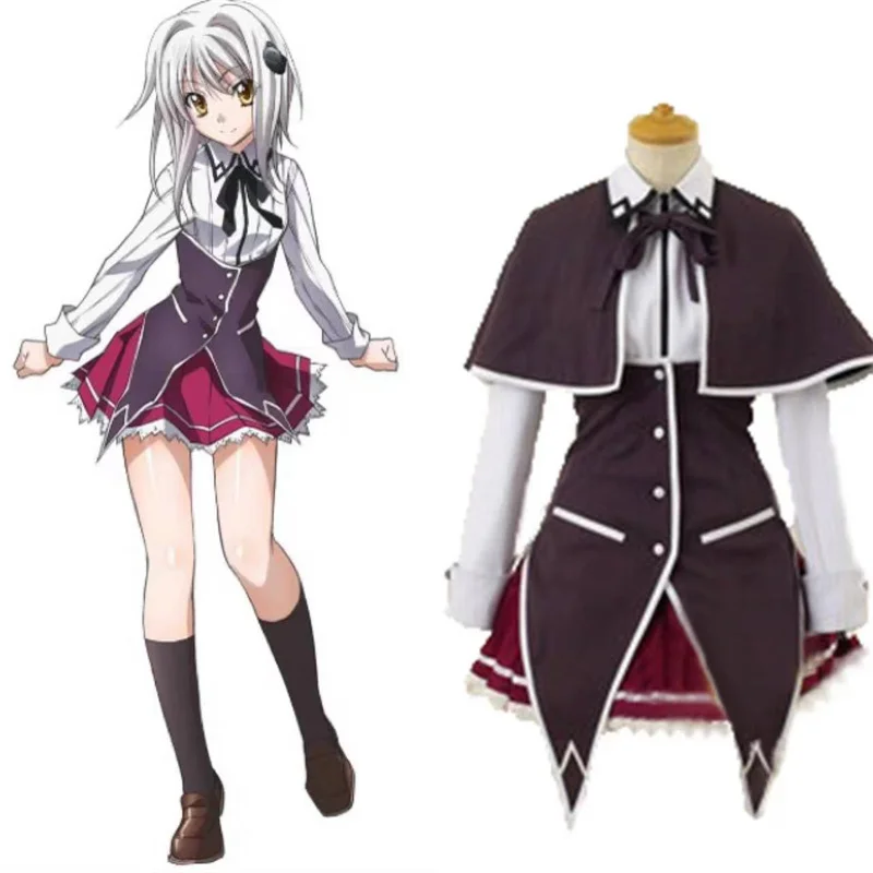 

Anime High School DxD Cosplay Koneko Toujou Costumes Shirone Rias Gremory Uniforms Women Halloween Skirt