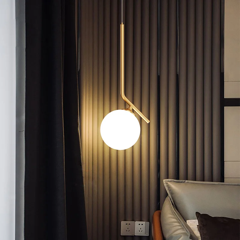 

YUNYI Скандинавская креативная индивидуальная люстра с одной головкой для гостиной, спальни, ресторана, бара