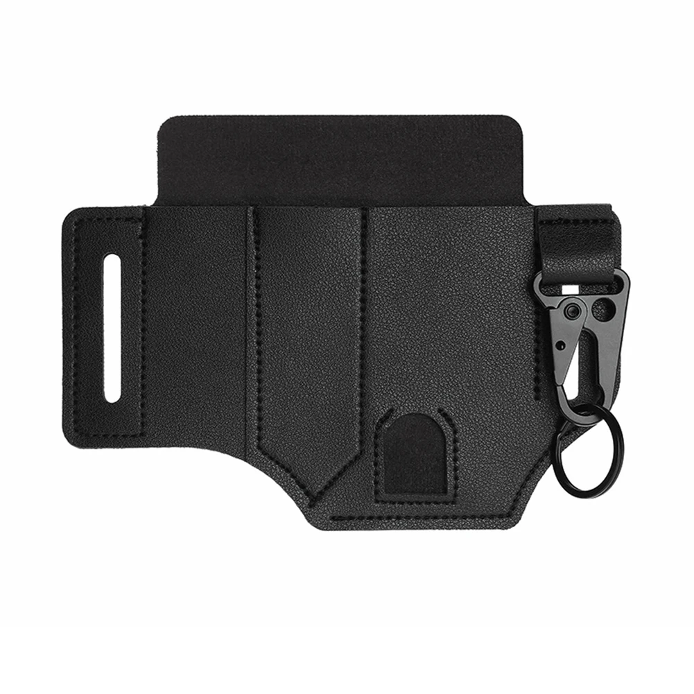

Portable Hanging Waist Belt Bag Mobile Phone Pouch Leather Case Portable Pouch EDC Sheath Pocket Outdoor Tools