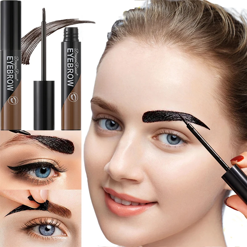 

Peel Off Dye Eyebrow Cream Waterproof Lasting Semi-Permanent Eye Brow Tattoo Tint Enhancer Tearing Eyebrow Gel Makeup Cosmetics