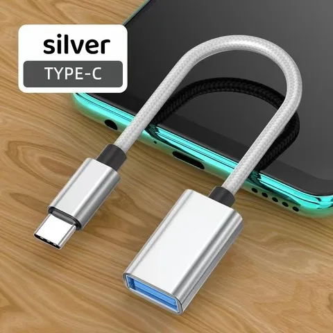 Кабель-конвертер USB Type-C на USB 3,0 OTG для Xiaomi, Samsung, Huawei, Oneplus, OTG, USB-адаптер, кабель передачи данных, соединитель для MacBook Pro