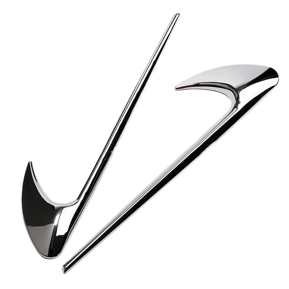 

2Pcs Car Side Trim for E Class W213 C-Class W205 Refit E63S Accessories Silver