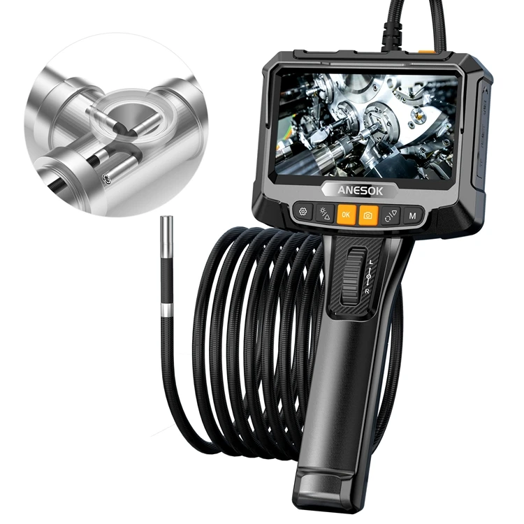 

8.5mm 1080P Two-Way Articulating Borescope Videoscope Inspection Camera for Maintenance Worker
