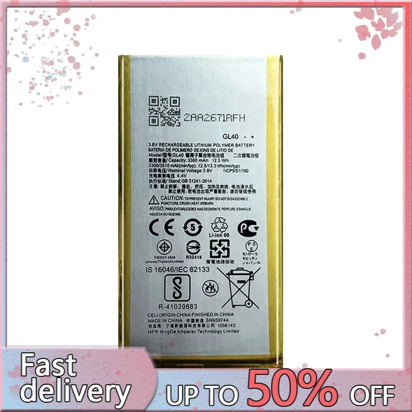 GL40 3510 мАч литий-ионный аккумулятор для телефона Motorola Moto Z Play Droid XT1635 XT1635-01 XT1635-02