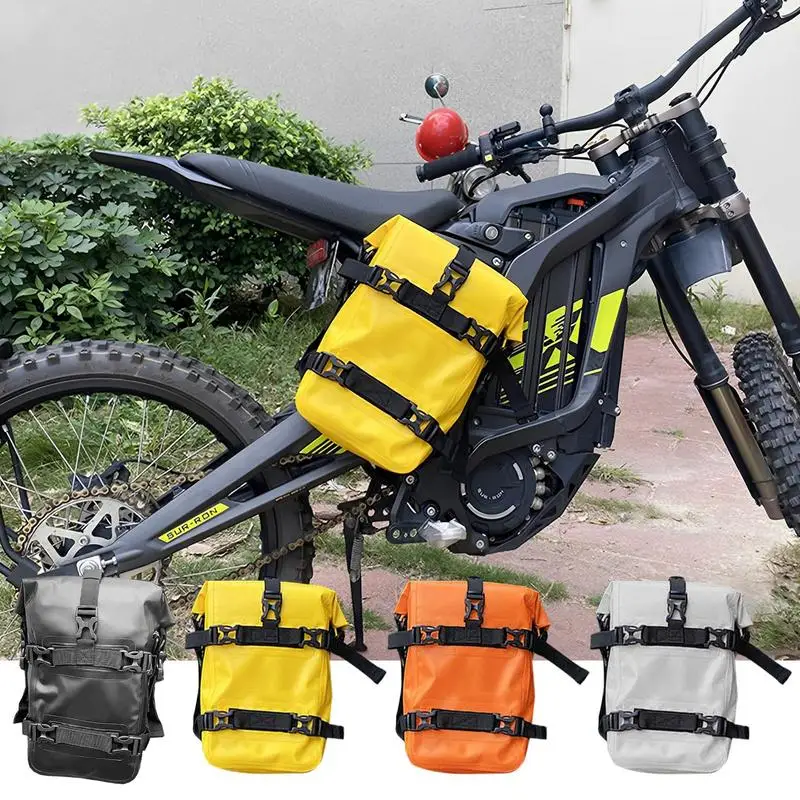 

Motorcycle Small Saddle Bag Universal Motorcycle Frame Crash Bars Waterproof Saddle Side Bag Perfect For Storing Essentials