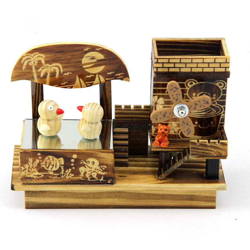 

1Pc Music Box Melody Box Dancing Birds Box Crafts Ornaments Educational Toys for Home Kids Children